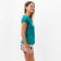 Female home set (T -shirt/shorts), green color, size 52