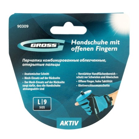 GROSS 90309 gloves, combined, lightweight, size 9-4