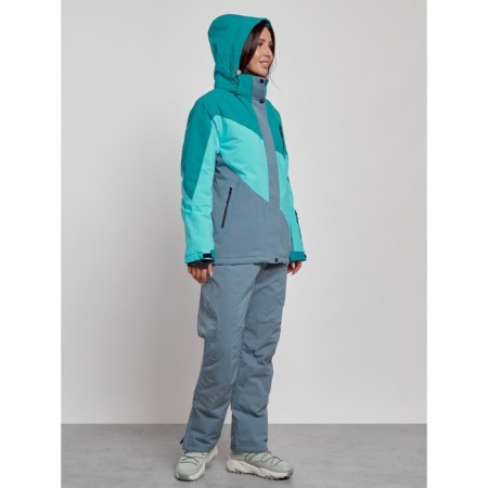 Ski suit, size 52, dark green color-6