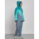 Ski suit, size 52, dark green color
