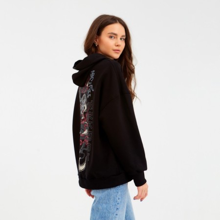 Sweatshirt Women's oversize mist "Dragon" size 44-46-1