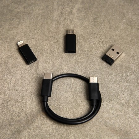 Charging 5 in 1, Type-C/Type-C cable, Type-C/Microusb, Type-C/Lightning adapters-8
