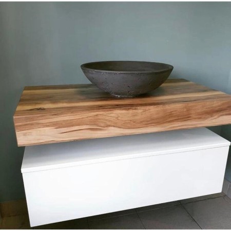 Uperwood sfera sink, 40 cm, round, graphite-1