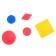 The board game "Learning to count. Geometric lotto ", 3+