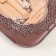 Photo frame Polystone 10x15 cm "Lace and roses" silver and chocolate 15x1.5x24 cm