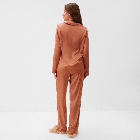 Пижама женская (рубашка и брюки) KAFTAN Terracotta р. 44-46-9