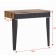 Tuale table "Monica No. 5", 850 × 470 × 750 mm, Avelano color / graphite anti -beach supermat