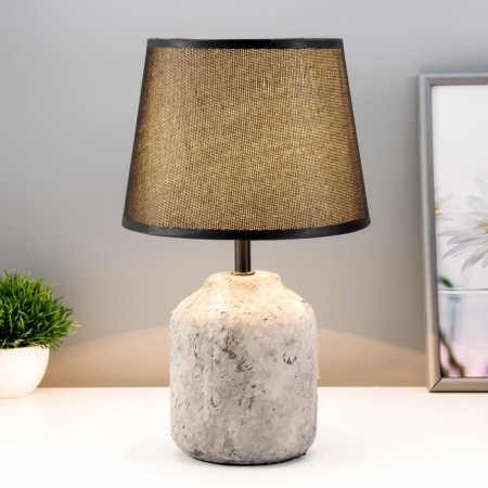ESMIMA table lamp E14 40W gray 20x20x33cm Risalux-1