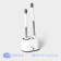 Savanna's savanna brush brush for the toilet brush, white color