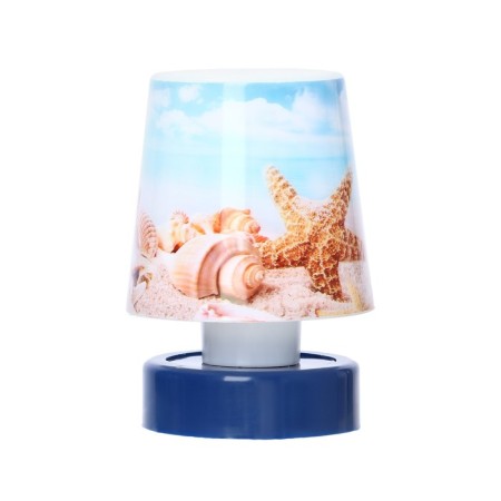 Nightlight "sea beach" LED from batteries 3HAAA 7.5x7.5x11 cm Risalux-8