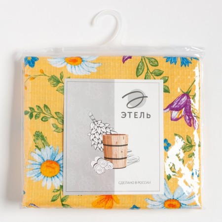 A towel for the bath "Russian Field" Women's Pareo, 80x150 cm, cotton, waffle leaf-4