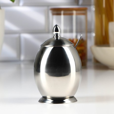 Sugar of stainless steel "Eggie", 360 ml, 7.5 × 13 cm