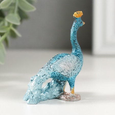 Polystone souvenir "Pavlin with rhinestones" 5.5x6.5 cm-1
