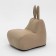 Milk-Milk chair, size 80x90 cm Rogozhka, brown color