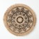Serving napkin "Africa", d = 35 cm, black color