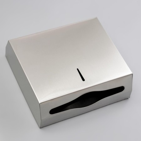 Dispenser for paper sheet towels, stainless steel-2