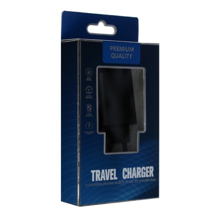 Network charger GQ-1, USB, 2.4 A, black-4