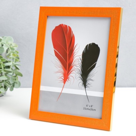 Photo frame plastic 15x20 cm "Red -haired" gold stroke 22.5x17.5 cm-1