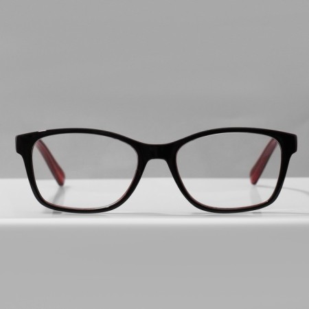 Ready glasses GA0315 (color: C1 black, red; diopters: -2.5; tint: no)-2