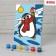 New Year's picture on the numbers "New Year! Penguin ", 21 x 15 cm