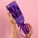 A bouquet of soap roses, purple