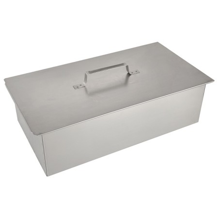 Double -tier smokehouse, on legs, 500x270x175, steel 0.8 mm-5