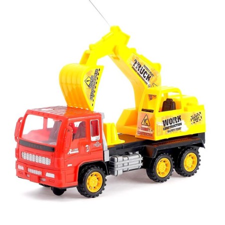 Radio -controlled “Excavator” truck, works from batteries-6