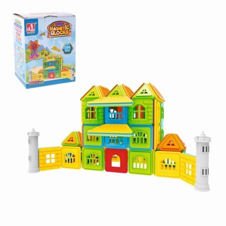 Designer magnetic "castle", 204 details