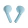 Wireless headphones Pro13, TWS, inserts, BT 5.0, 30/180 mAh, transparent, blue