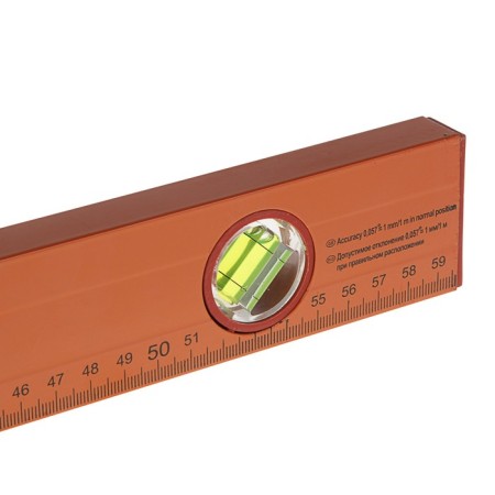 SPARTA level, 60 cm, aluminum, 3 eyes, orange, ruler-3