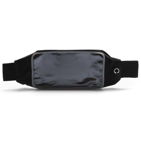 Sports bag on the belt for the phone onlytop, 23 cm, black color