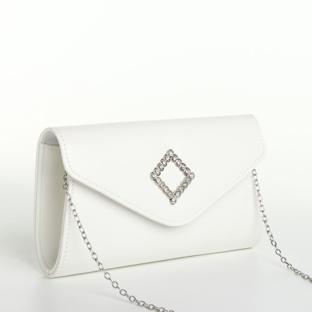 Female bag on a magnet, white color-2