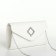 Female bag on a magnet, white color