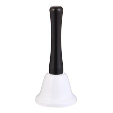 Bell, white, 12.5 x 5.2 cm