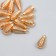 Decor for creativity Metal "Drop-spring" gold 1x1x2 cm