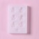 Mold Dolyana "Angels", silicone, 12.5 × 8.5 × 1.5 cm, white color