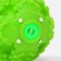 The croaking ball for dogs is large, hard, 9.5 cm, green