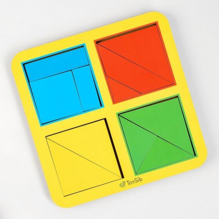 "Squares", level 1, 4 squares-3