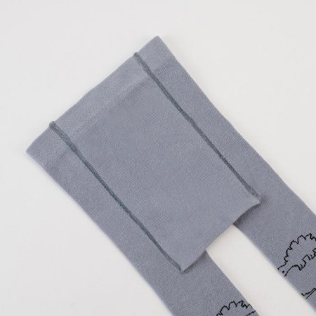 Pantyhose crumb I am "dinosaurs", gray color, height 68-74 cm-4