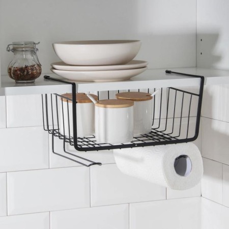 Basket suspended share "Loft", 28.5 × 24 × 17.5 cm, black color-3