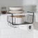 Basket suspended share "Loft", 28.5 × 24 × 17.5 cm, black color