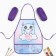 Apron with overturners Children's Ethel Lama, 49 x 39 cm