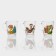 New Year's glass coffee mug "New Year's snakes", 250 ml, mix