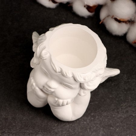 Summary "Praying Angel" 10x11.5x11cm, white-4