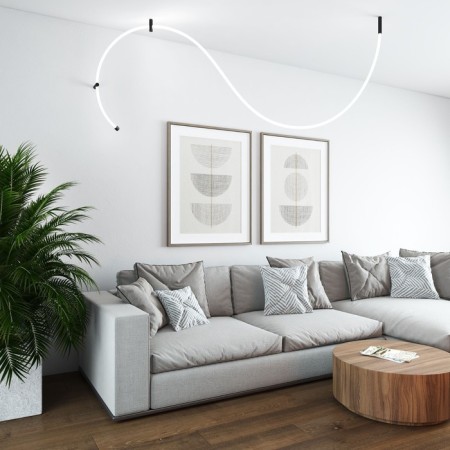A plug for a round flexible neon Elektrostandard, Full Light 27.5x27.5x20 mm, IP20, black color-2