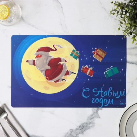 Serving napkin on the table "New Year", 26 × 41 cm-2