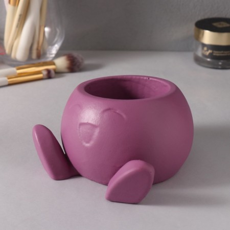 Interior subject "ball smile" 6.3*12cm lilac-4