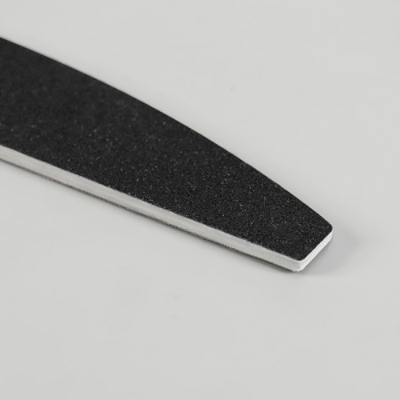 File - emery, abrasiveness 100/180, 18 cm, packing 20 pcs, black color-2