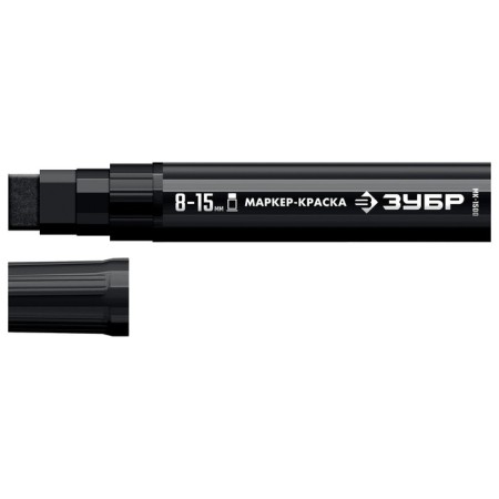 Marker-painting Zubble MK-1500 06329-2, extract volume, flat, black, 8-15 mm-1