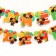 Garland on the tape "Happy Birthday", length 272 cm, cheburashka